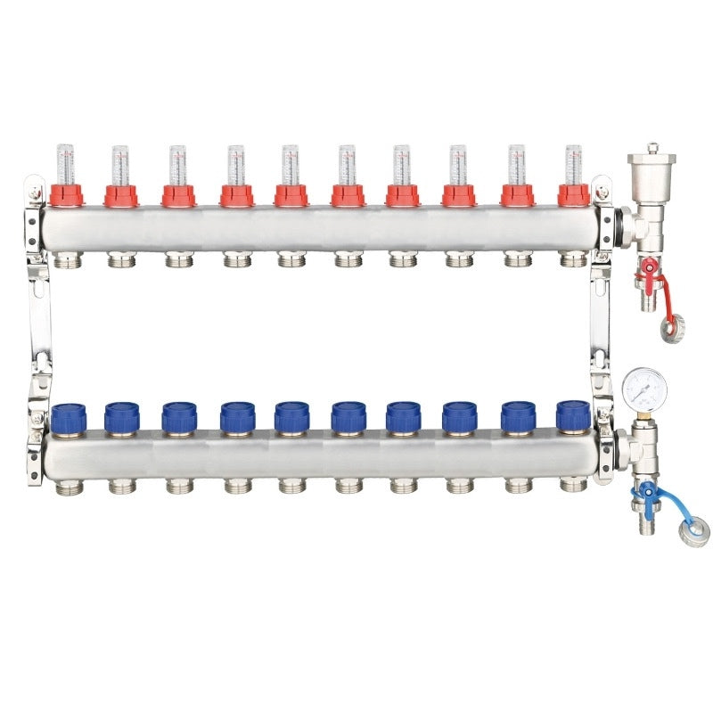 10 PORT STANDARD DESIGN UFH MANIFOLD
