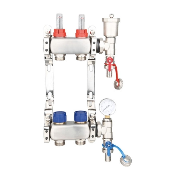 2 PORT STANDARD DESIGN UFH MANIFOLD