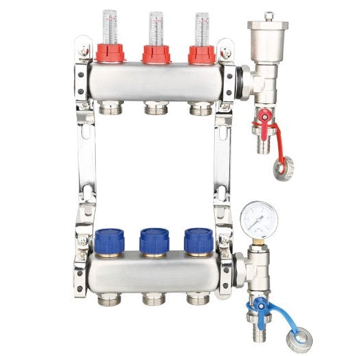 3 PORT STANDARD DESIGN UFH MANIFOLD
