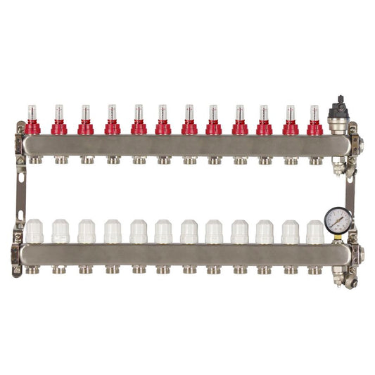 12 PORT ADVANCE DESIGN UFH MANIFOLD