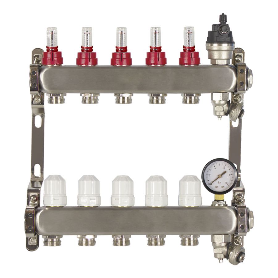 5 PORT ADVANCE DESIGN UFH MANIFOLD
