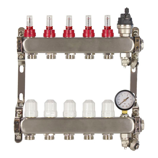 5 PORT ADVANCE DESIGN UFH MANIFOLD