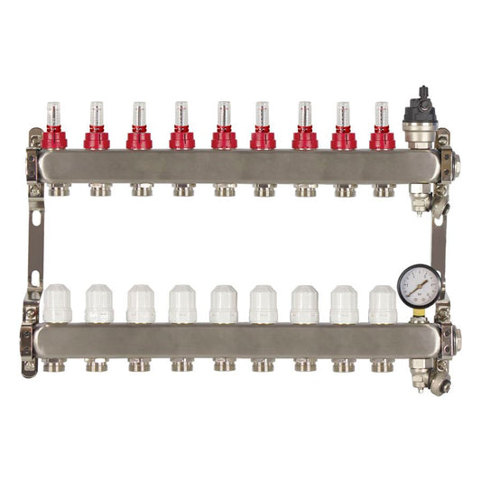 9 PORT ADVANCE DESIGN UFH MANIFOLD