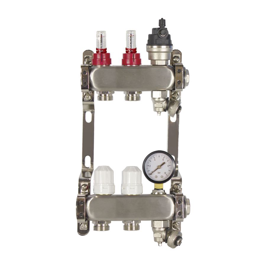 2 PORT ADVANCE DESIGN UFH MANIFOLD