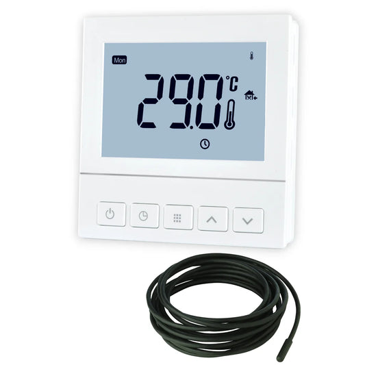 ACME MELFT PROGRAMMABLE E-THERMOSTAT WHITE